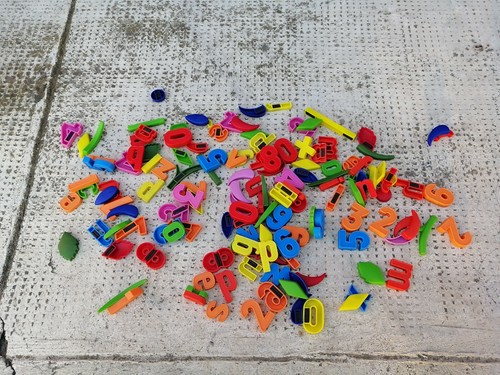 Lotto lettere forme - forme,, numeri