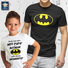 t-shirt magliette BATMAN PAPA'