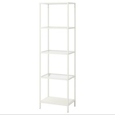 ? Libreria IKEA VITTSJÖ bianco/vetro – 51×36×175 cm – Ottimo stato