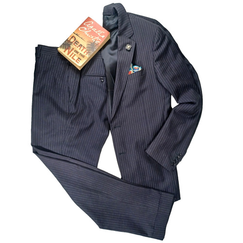 Lardini gray pinstriped - lardini, wool