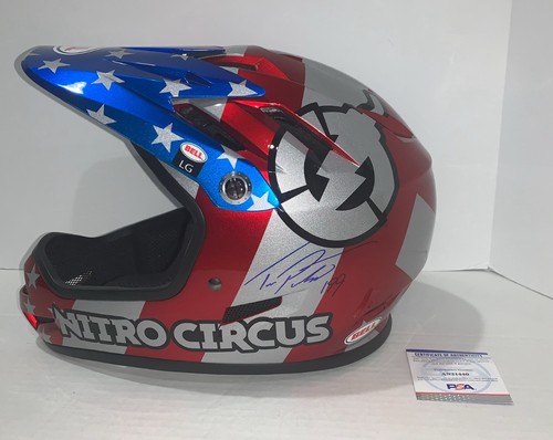 Casco travis pastrana firmato - travis,
