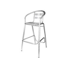 Sgabello Bar Alu in Alluminio