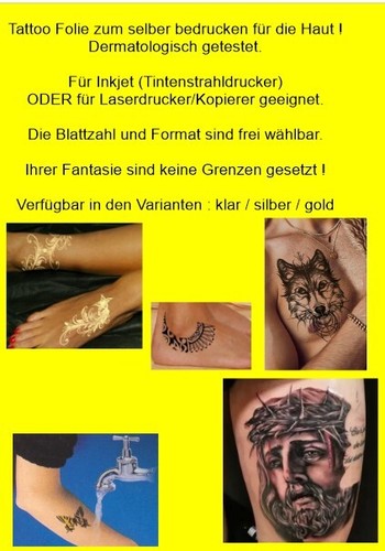 Candele pellicola tatuaggio