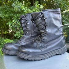 Black Gore-Tex Bates leather