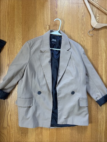 Zara tan blazer - zara,