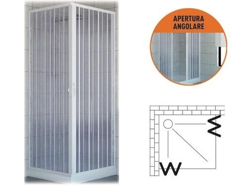 Box doccia anglare brixo pvc - box,