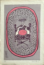 Giuseppe Viviani litografia Frontespizio N 1 76x56 firmata numerata pubblicata