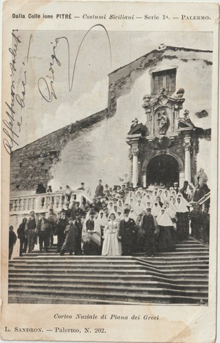 Piana dei greci corteo - dei,