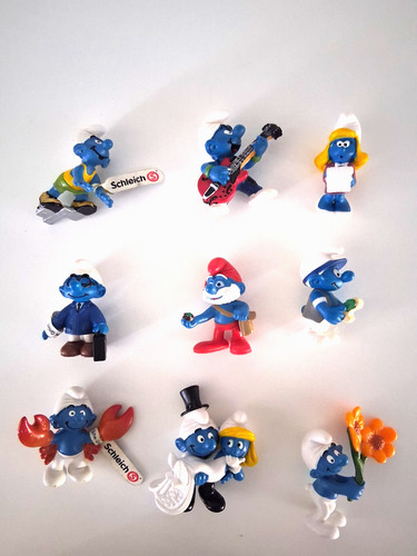Lotto puffi originali - 9,
