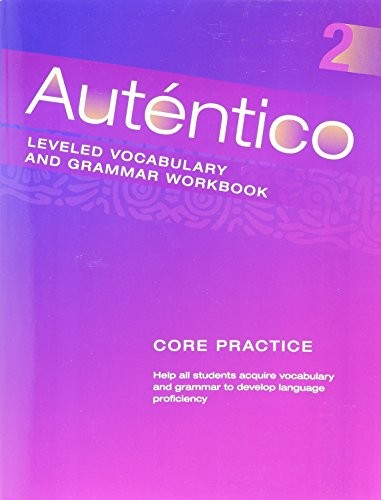 Autentico 2018 leveled - autentico, vocab