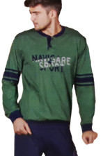 Pigiama Uomo Bordato Cotone