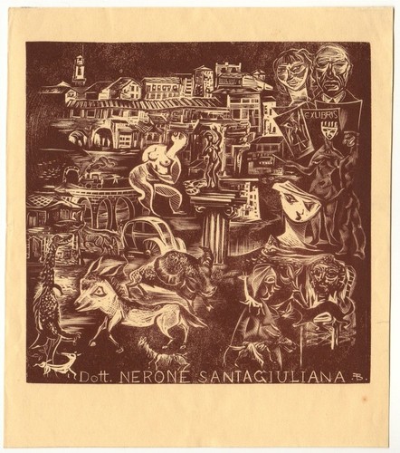 Ferenc bordas exlibris - bordas:,