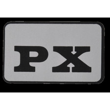 Targhetta adesiva PX per
