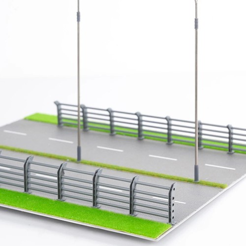 Scale road guardrail set - scale,