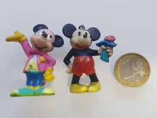 MINIFIGURES DISNEY 2X MINI TOPOLINO MICKEY MOUSE VINTAGE