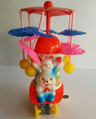 Vintage bunnies carousel - bunnies,