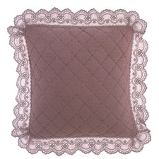 Blanc Mariclò Collezione Pizzo Cuscino con gale 45 x 45 cm