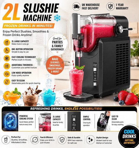Macchina per slushie - slushie, 2l