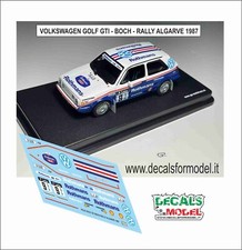 DECALS 1:43 VOLKSWAGEN GOLF