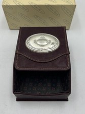 Porta Bigliettini Di Carta In Argento Set Da Scrivania Vintage , Usata Anni 90’