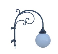 Braccio a muro Capri per giardino esterno illuminazione applique lampada