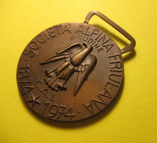 C.A.I.,SOCIETA' ALPINA FRIULANA UDINE,CENTENARIO 1874-1974,ALPINISMO EROICO,UDIN