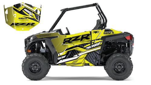 2014 kit grafica polaris rzr - kit,