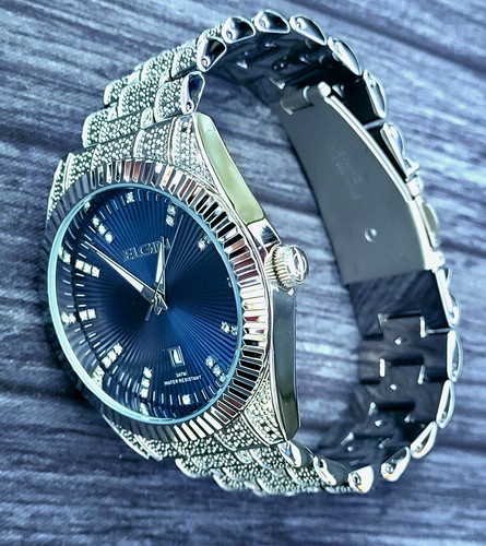 Raro orologio uomo elgin paved - elgin,
