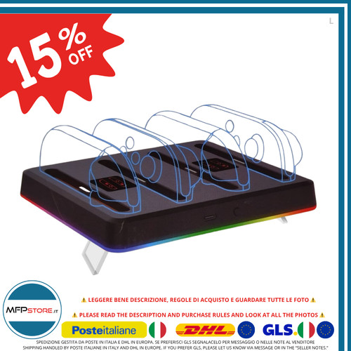 Dock ricarica rgb dobe - di,