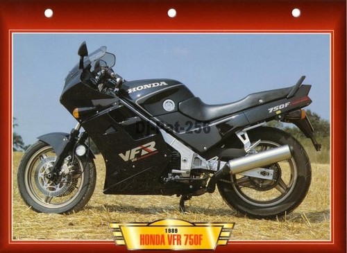 Fiche moto honda vfr 750 - honda,