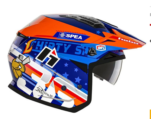 Casco trial hebo bou 36 - v6, t.bou