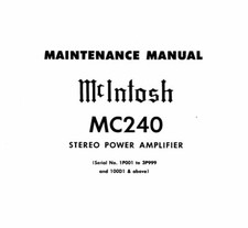 McIntosh MC-240, MC240