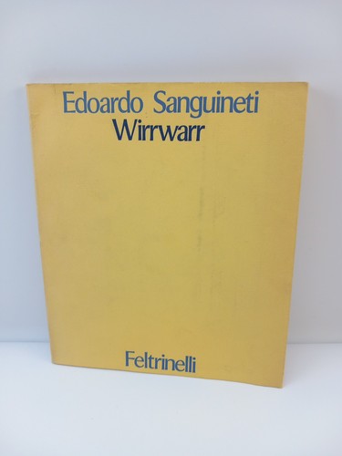 Wirrwarr edoardo sanguineti - -,