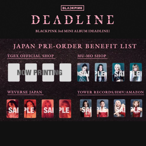 Blackpink scadenza mini - [scadenza], 3°