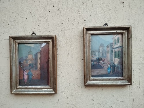 Coppia quadretti miniature - di,