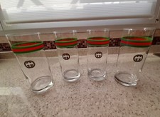 Bicchieri vintage da collezione GUCCI marchio incrociato sempreverde