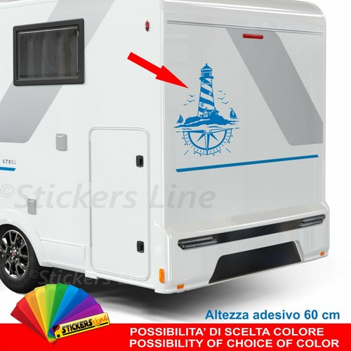 Adesivo per camper faro - per, rosa