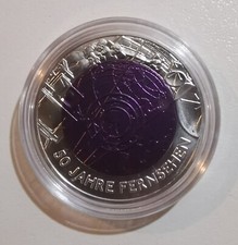 AUSTRIA Autriche Osterreich 25 euro 2005 niobio 50 anni della televisione