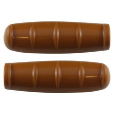 PAIRE DE POIGNEE VELO MARRON 22.2 mm 100 mm VILLE VINTAGE FIXIE RETRO ANCIEN