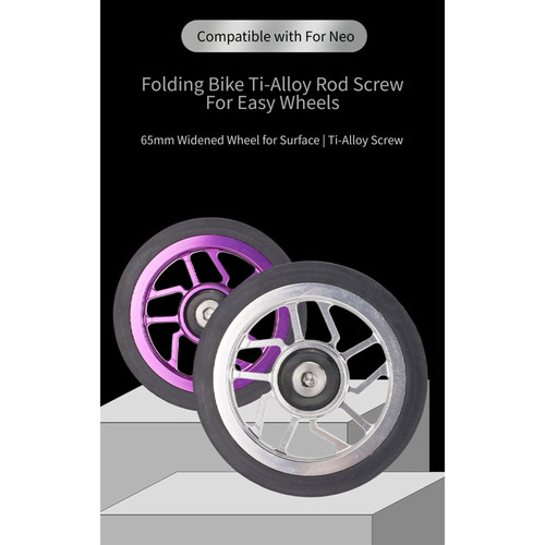 Folding bike for easy - folding, wheels