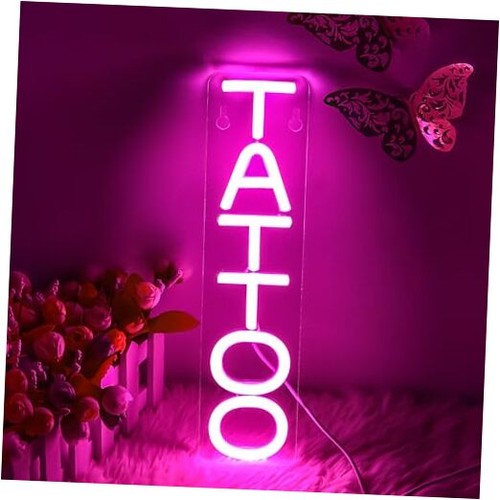 Insegna neon tatuaggio - insegna, per