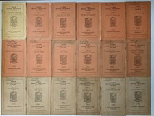 LOT of 18, ca. 1938 EDUCATIONAL BOOK s LEWIS HOTEL TRAINING SCHOOL Washington DC