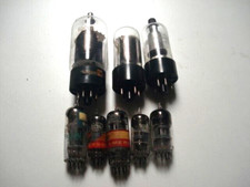 lotto di 8 valvoleTube x radio tv d'epoca