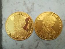DUE  monete 4 Ducati oro Austria- USATI VINTAGE -