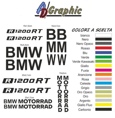 Kit adesivi stickers decoro - kit,