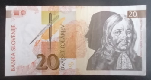 Banconota slovenia - banconota,