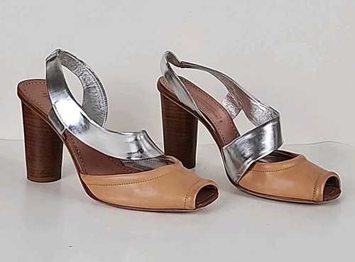 Bcbgmaxazria silver slingback - bcbgmaxazria,