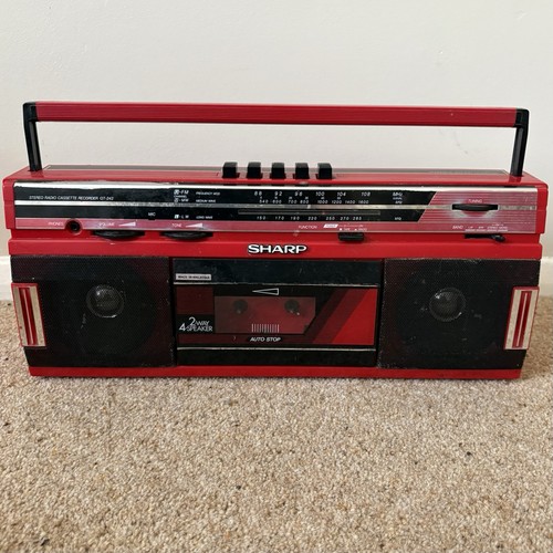 Vintage sharp 242e rosso - vintage,