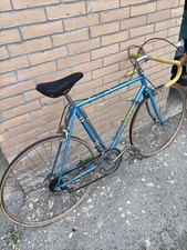 bicicletta da corsa usata anni 80, colore azzurra, lunghezza di 1,5 m, VINER