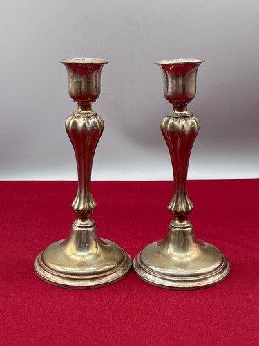 Coppia candelabri antichi - coppia,